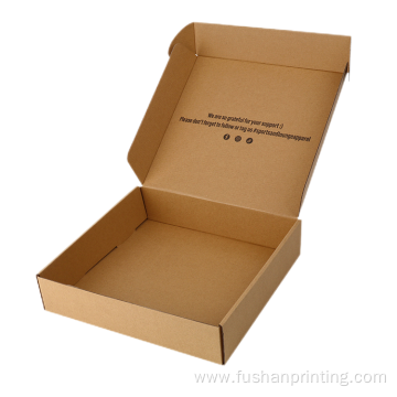 New Products Corrugated Paper Orange Packaging Box